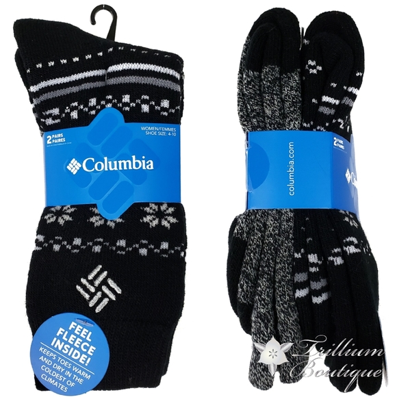 Columbia Accessories - Columbia Women's Socks 2 Pairs Shoe Size: 4-10 NWT